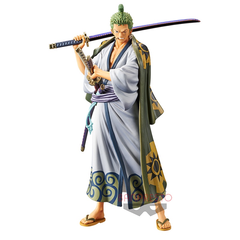 Mô hình Chính hãng One piece - Roronoa Zoro - DXF Wano Country Grandline Men vol. 2 Banpresto
