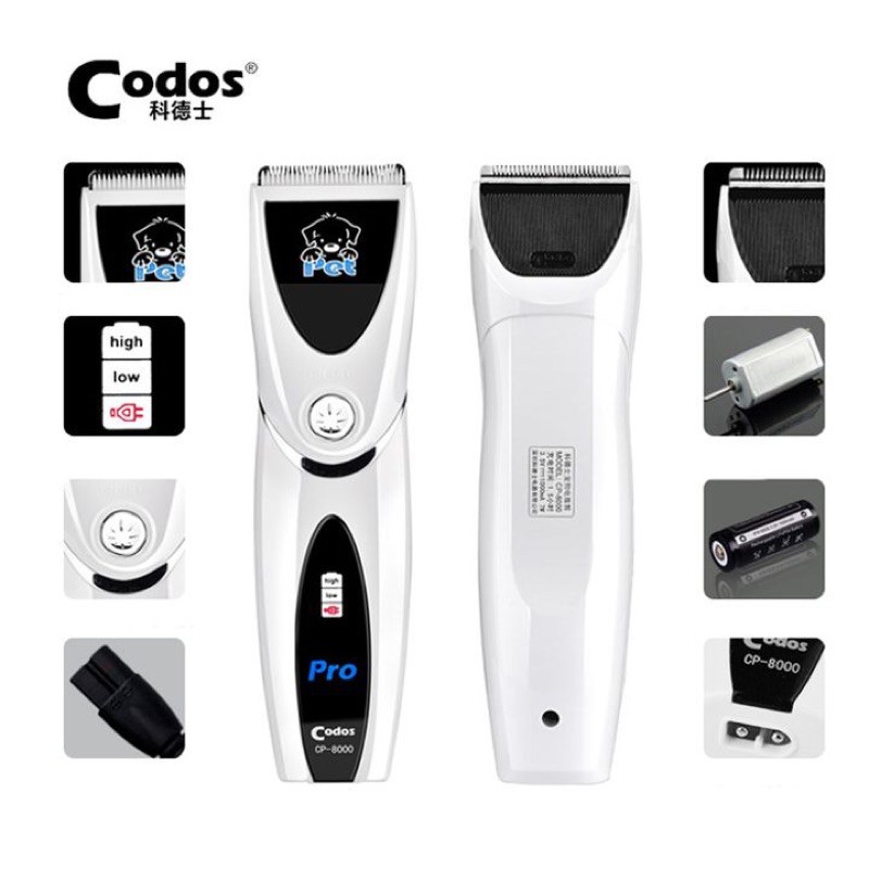 Tông đơ cạo lông cho chó mèo codos Cp8000 chính hãng  🥰