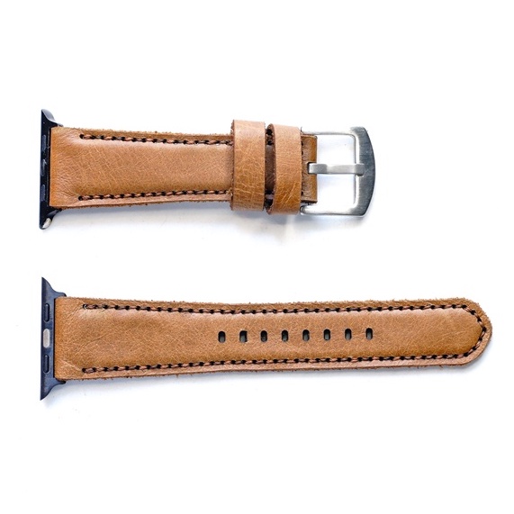 Dây đồng hồ Apple Watch , Iwatch , Iphone Watch Da Bê - RAM Leather Classic 1989 Bền Đẹp