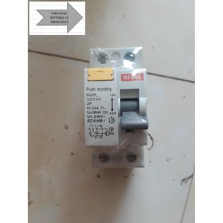 ÁT CHỐNG GIẬT 1 PHA 25 A 32A 40A 63A NIVAL