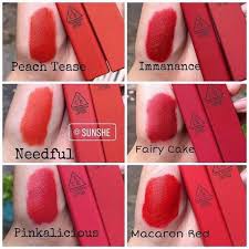Son kem 3ce cloud lip tint vỏ vuông