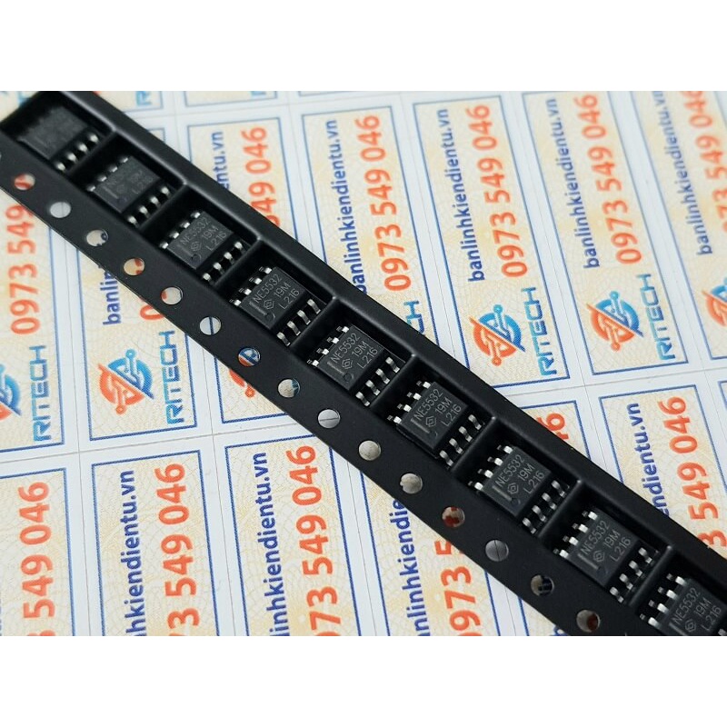 [Combo 10 chiếc] NE5532 NE5532DR N5532 SOP-8 IC Thuật Toán SOP-8