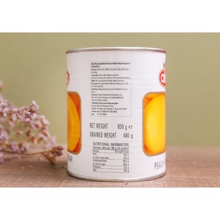 Đào ngâm Alcurnia 850gram