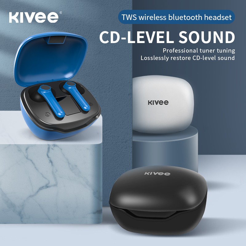 【Giảm 15% toàn bộ cửa hàng】Kivee TW72 True Wireless Bluetooth  Headset  High-quality Stereo Game Sound