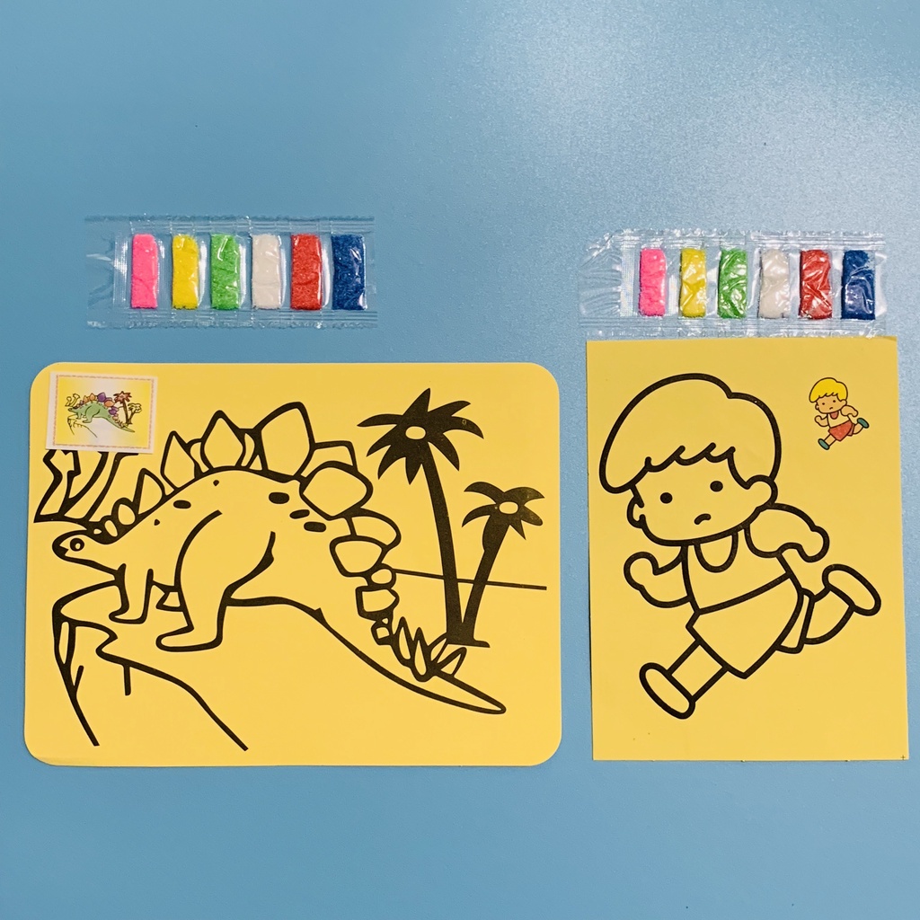 Tranh Cát 💖Tô Màu Tranh Cát Rèn Luyện Sự Kiên Nhẫn, Tập Trung và Sáng Tạo Cho Bé