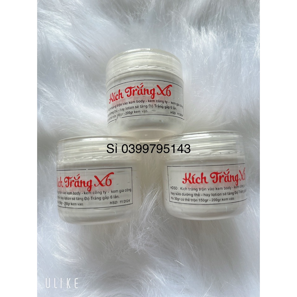 Combo 3 hộp Kem kích trắng X6 chính hãng