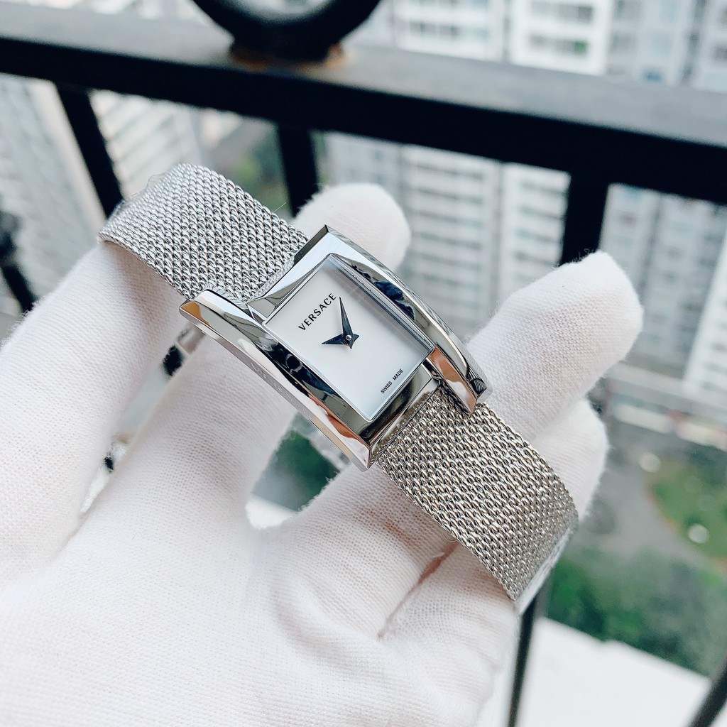 Đồng hồ nữ chính hãng Versace Greca Icon - Máy Quartz pin Thụy Sĩ - Mặt kính Sapphire