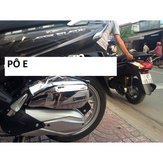 ốp pô e mạ crom air blade 2016,17,18