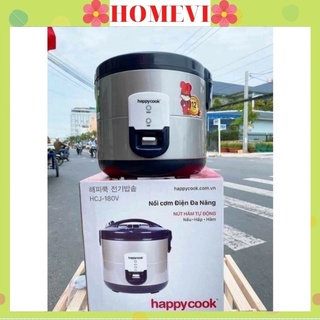 Nồi cơm homevi. nồi cơm điện happy cook hcj 180v. dung tích 1.8 lít phù hợp cho gia đình 4 - 6 người sử dụng.