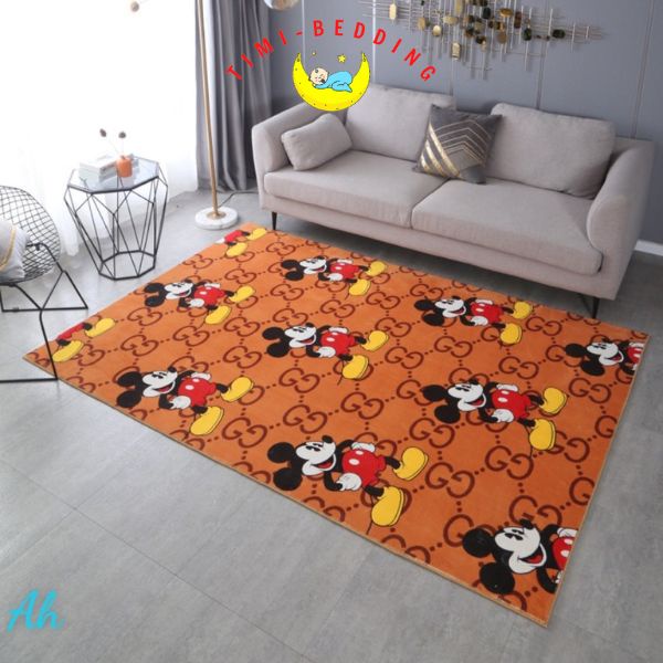 Thảm trải sàn phòng khách lông cừu sang trọng, ấm áp kích thước 1,6mx2,3m - Thảm panama– Timibedding