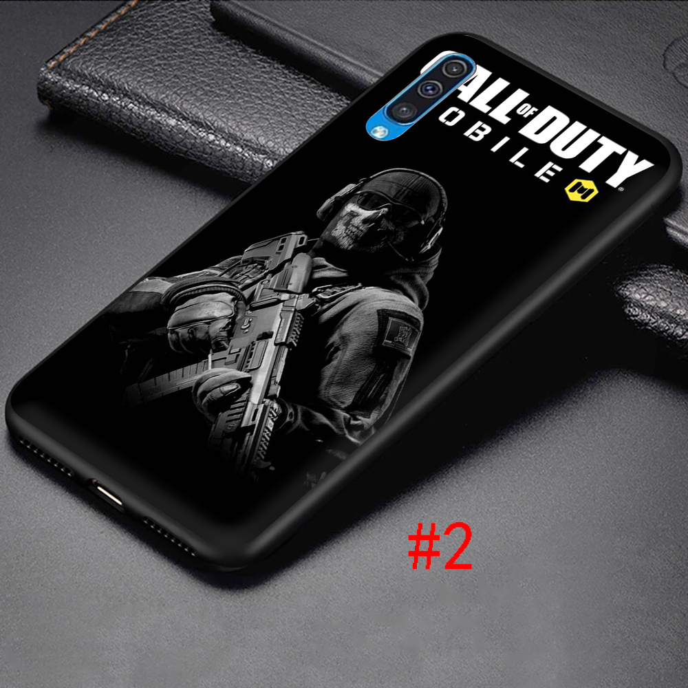 Ốp Lưng Silicone In Chữ Call Of Duty Thời Trang Cho Samsung A6 A7 A8 Plus A9 2018 A3 2016 A5 2017