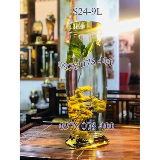 [ CHÍNH HÃNG ] Bình Ngâm Rượu Hàn Quốc 9 Lít , Bình Thuỷ Tinh Yongcheon, BHQ-S24