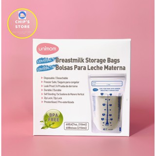 Hộp 30 túi trữ sữa mẹ Unimom Hàn Quốc chính hãng