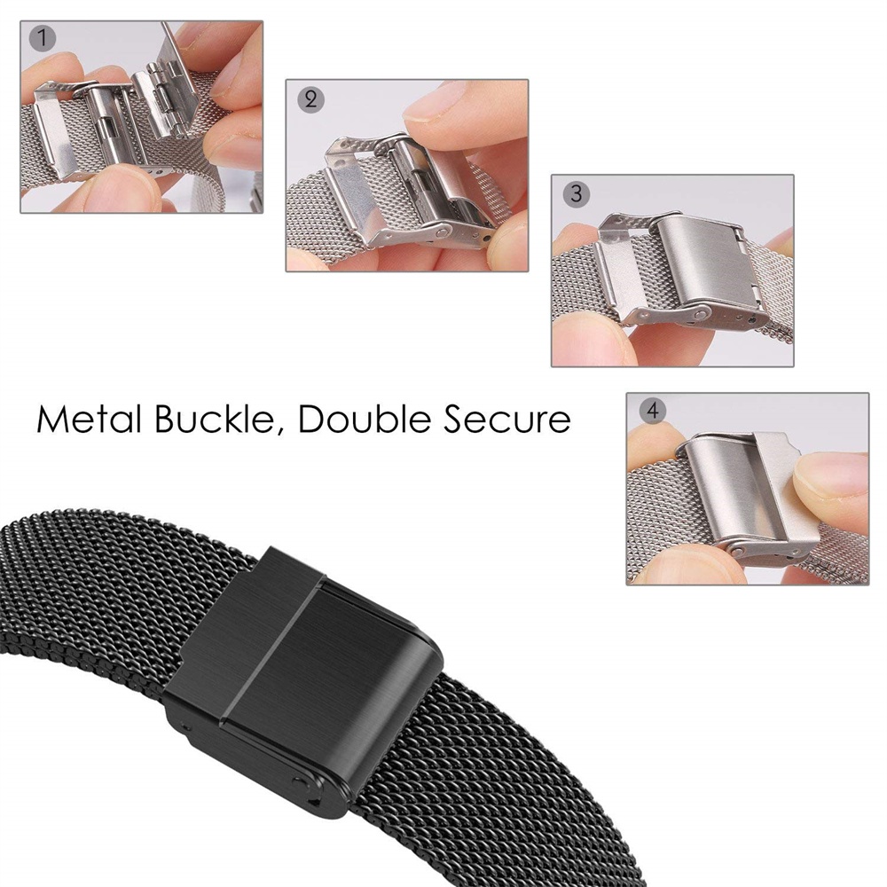 Dây Đeo Inox Nhiều Màu Cho Đồng Hồ Thông Minh Xiaomi Watch 2