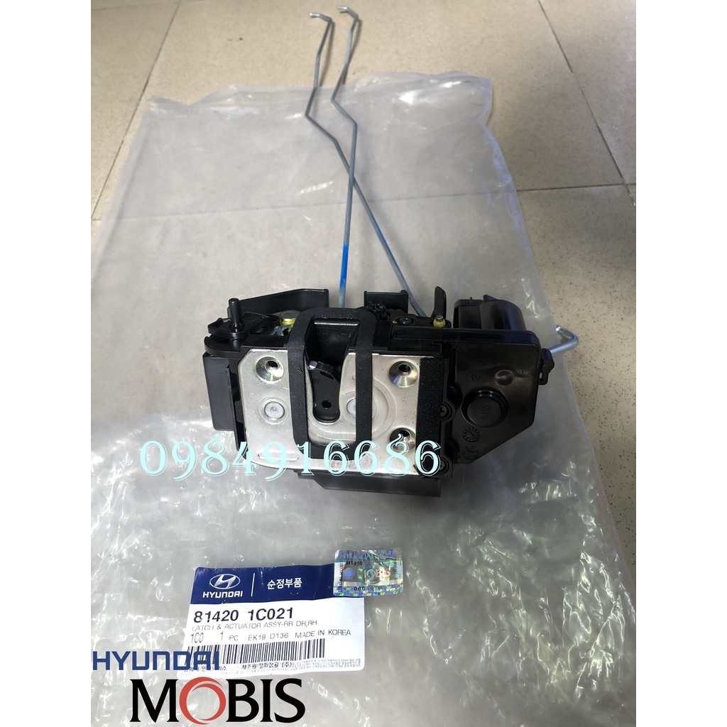 CƠ CẤU KHÓA CỬA SAU PHẢI HYUNDAI GETZ CHÍNH HÃNG MOBIS HÀN QUỐC 814201C021