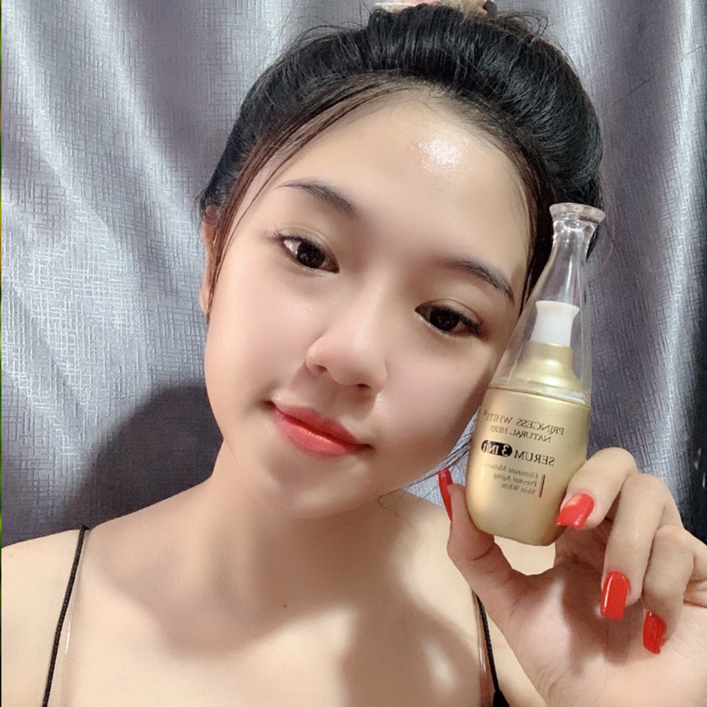 Combo Kem Xóa Mờ Nám Magic 15g Và Serum Dưỡng Da 3 In 1 Princess White 40ml Herskin