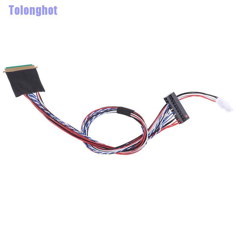 Tolonghot> I-PEX 20453-20455 30pin 1ch 6 bit LVDS Cable spacing LCD/LED Panel Display