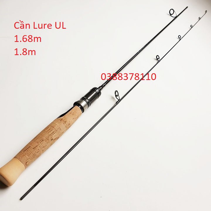 Cần Câu Lure 2 Khúc UL, Cần Câu Cá Mương Cá Chày Cá Lóc