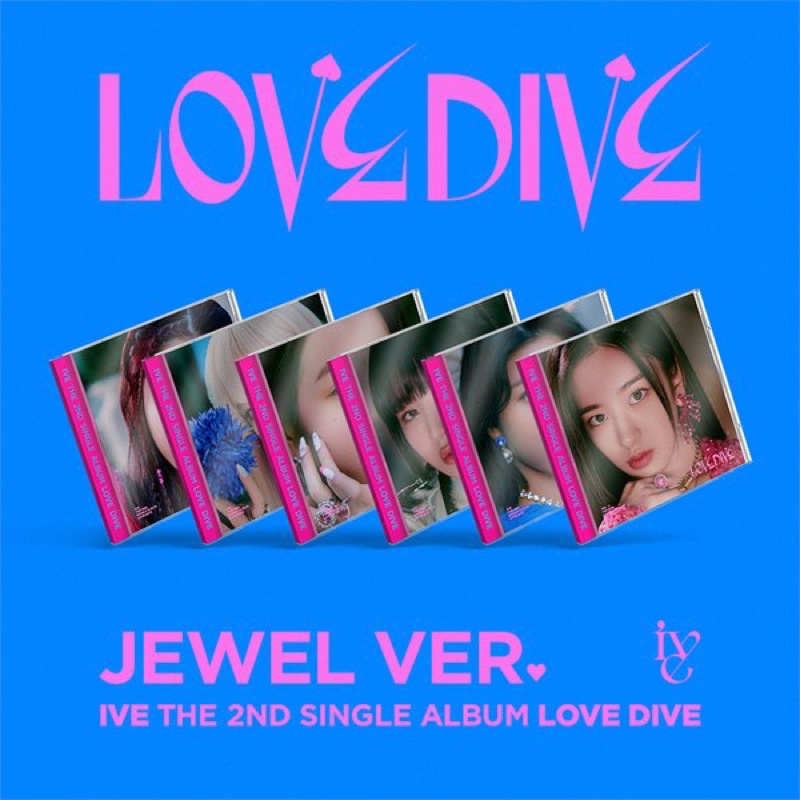 Album IVE ‘Love Dive’ Case Photobook Đủ 9 Version