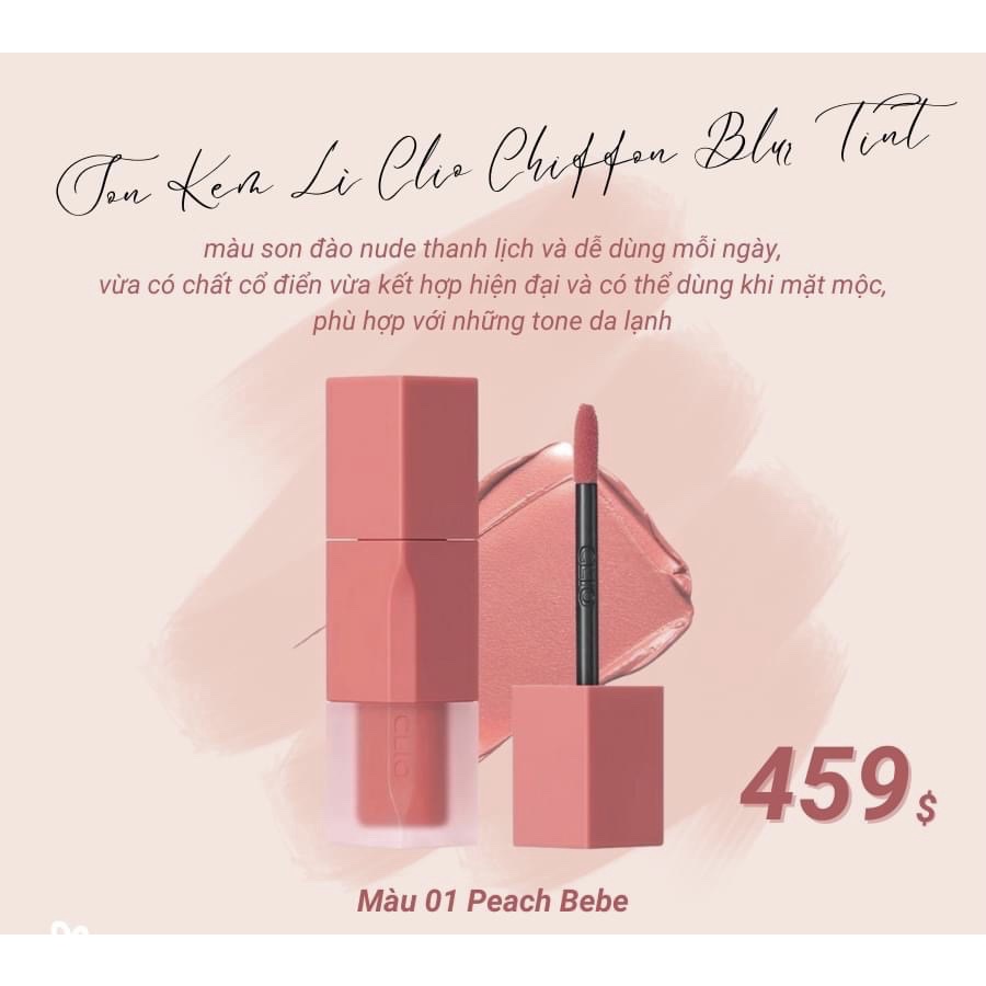 SON KEM  CLIO CHIFFON BLUR TINT