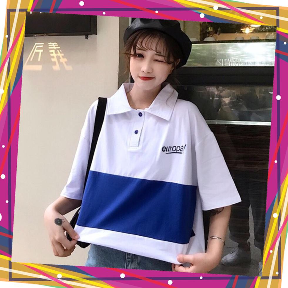 ÁO THUN TAY LỠ CHẤT ĐẸP CÓ CỔ M6 | BigBuy360 - bigbuy360.vn