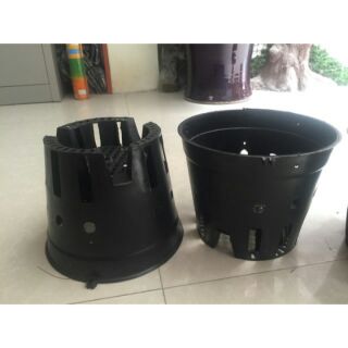Chậu nhựa trồng lan đường kính 18cm
