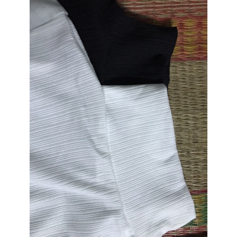 Áo croptop cổ lọ chất thun gân ( Video feedback ) | BigBuy360 - bigbuy360.vn