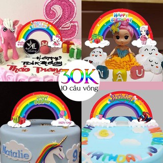 Sét 10 thẻ cắm cầu vồng