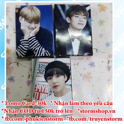 Lomo card BTS -30 hình kích thước 5,8cmx8,8cm .Combo 2 hộp--Nhận làm theo yêu cầu