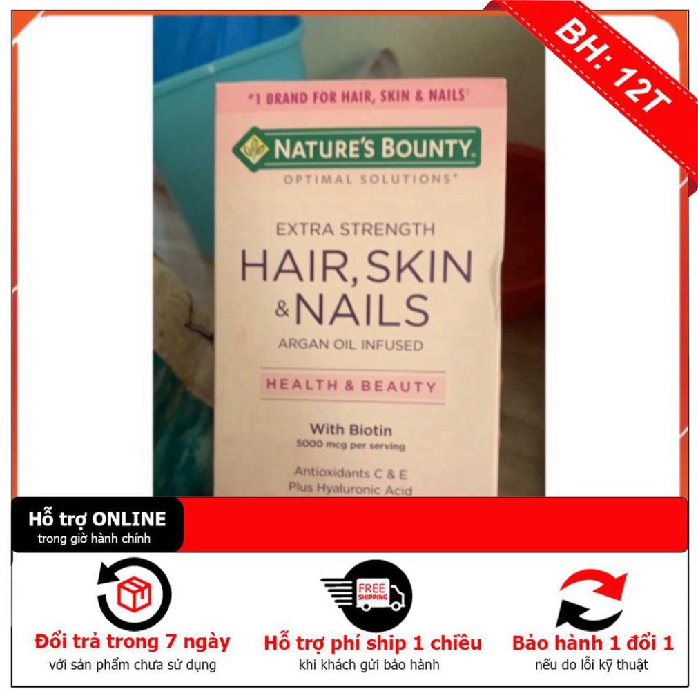 SALE NGHỈ BÁN nature's Bounty Hair,skin&nails 250 viên SALE NGHỈ BÁN