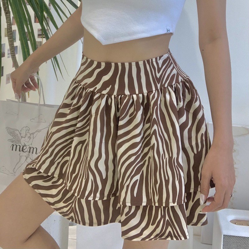 SP001045 Váy Zebra Nâu