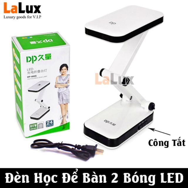 Đèn Bàn Học LED Siêu Sáng DP-666S (Trắng)