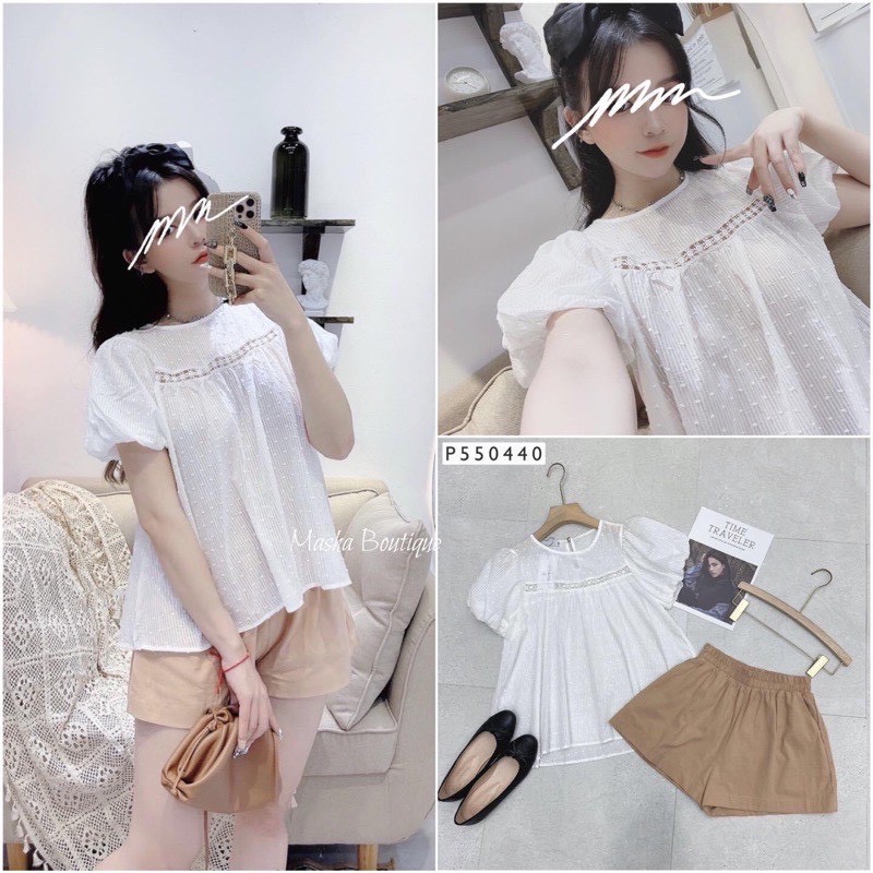 Set đồ nữ cá tính, set quần sóc áo quây đi chơi sang chảnh mùa hè đẹp 8A00127 | BigBuy360 - bigbuy360.vn