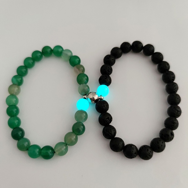 Vòng Tay Đá Tự Nhiên May Mắn Phát Quang