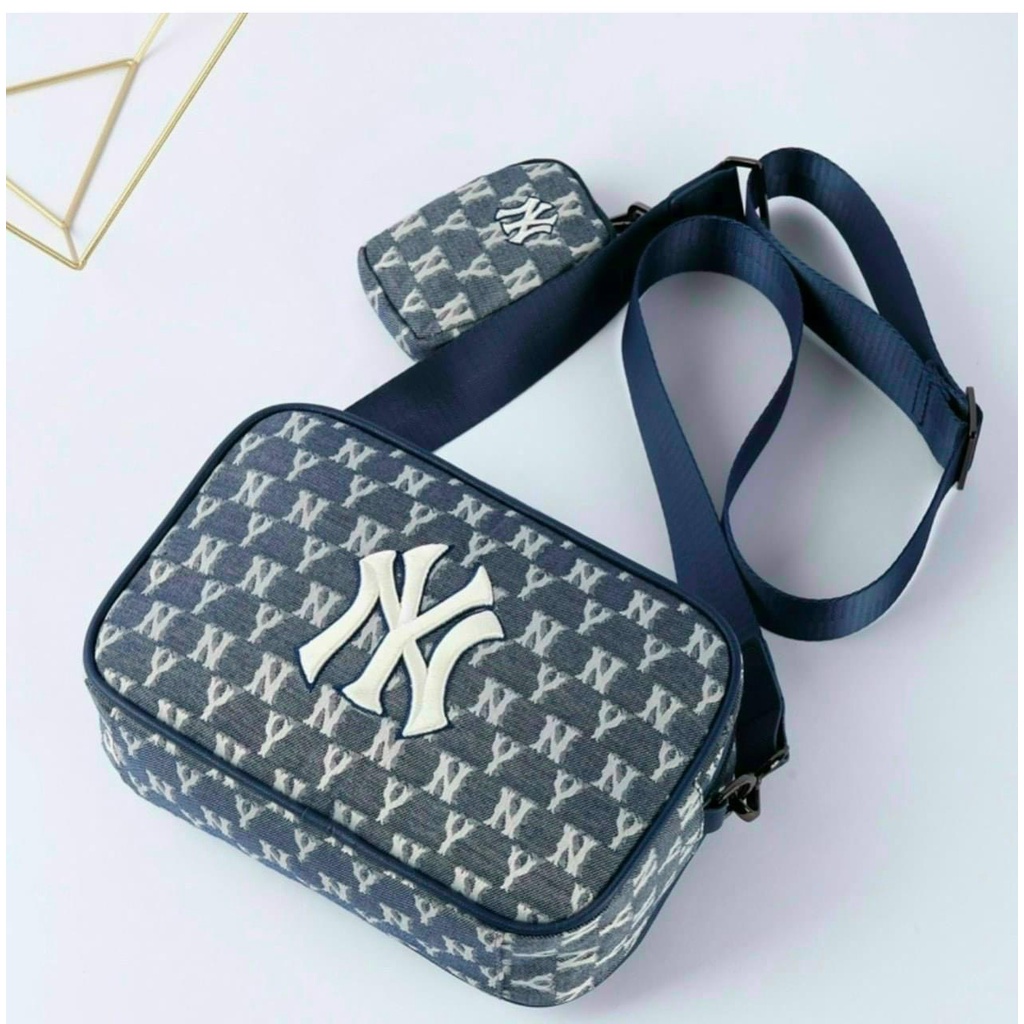 Túi Xách Nữ, Túi đeo chéo NY 2 chi tiết mầu mới 2023 chất liệu Canvas hot trend Shop