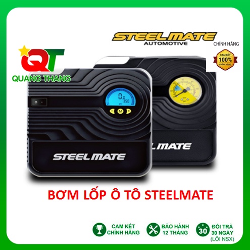 Bơm Lốp Ô Tô STEELMATE P05, P03 Chính Hãng – Bơm Xe Hơi,Thông Minh Cảm Biến Hơi Tự Ngắt Bảo Hành 12 Tháng