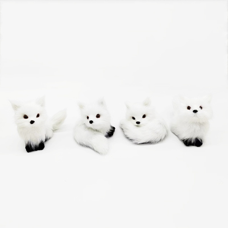 Mô Hình Chú Cáo Lông Nâu Dùng Trang Trí Nhà Cửa