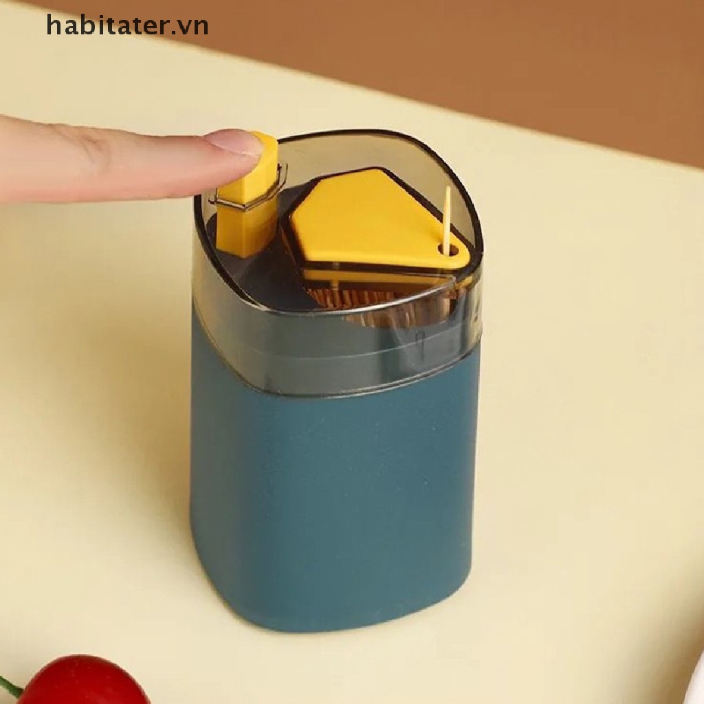 Hộp Đựng Tăm Xỉa Răng Tự Động Bằng Rơm Lúa Mì