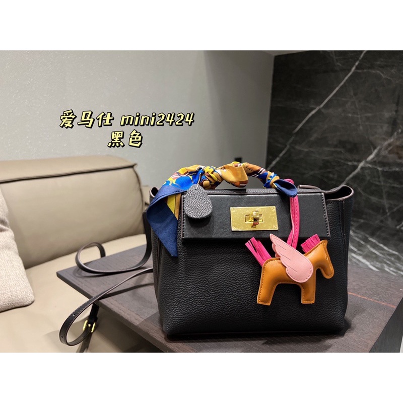 Túi xách nữ da thật cao cấp thương hiệu Hermes HM da thật cao cấp size 21