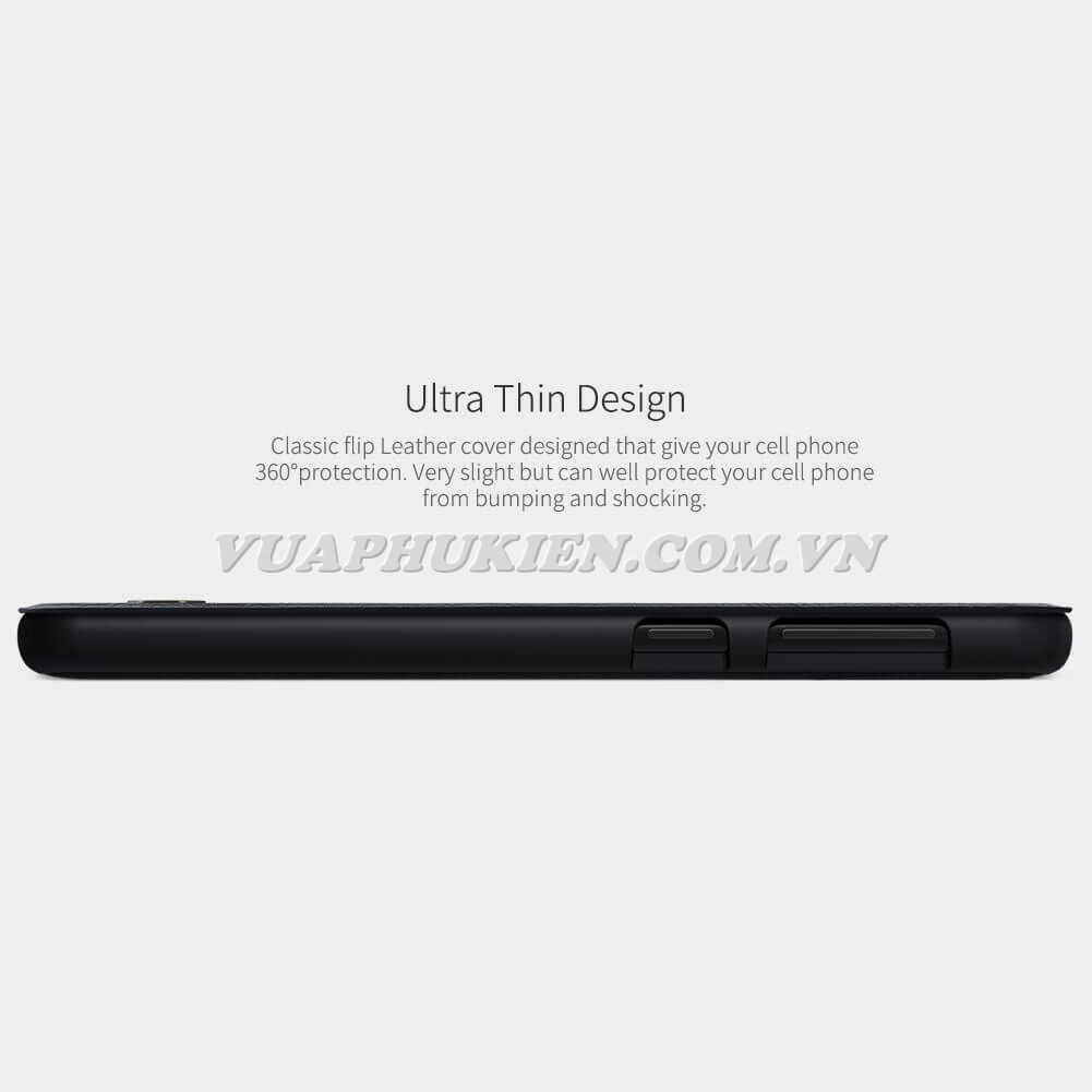 Bao da dành cho Samsung Galaxy M31, M30s, M30, M21, M20, M11, M10 chính hãng Nillkin QIN Leather Case