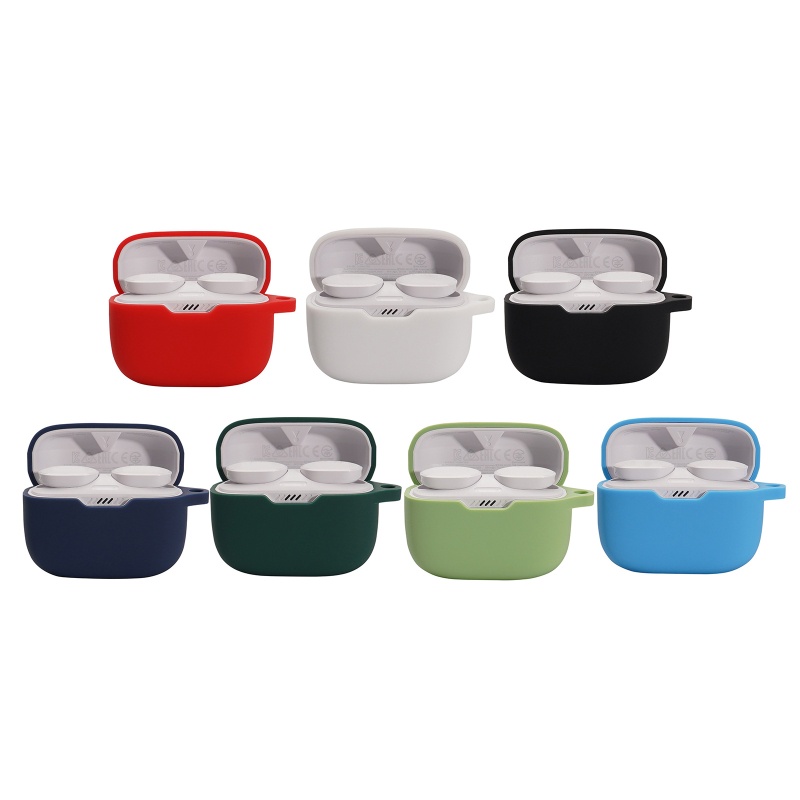 Hộp Đựng Tai Nghe Bằng Silicone Chống Rơi Cho JBL T130NC TWS
