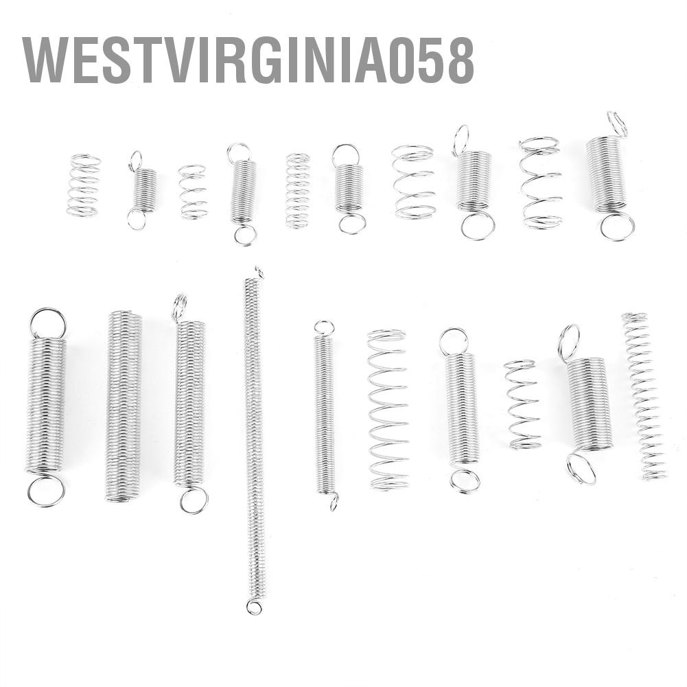 Hàng Hot 200 cái / bộ 20 kích cỡ Bộ mở rộng lò xo nén bằng thép carbon với hộp Westvirginia058 Hàng giao ngay
