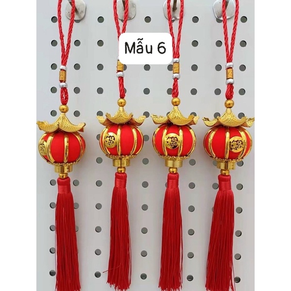 Liễng treo trang trí tết 6 mẫu,01 dây liễng đỏ trang trí loại mới