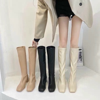 Bốt cao cổ kéo khoá sườn gót 5p siêu đẹp chất da mềm ko gây đau chân .