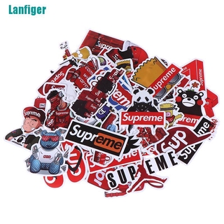 Bộ 50 Miếng Dán Trang Trí Xe Hơi / laptop / Ván Trượt / guitar Họa Tiết graffiti Bằng PVC
