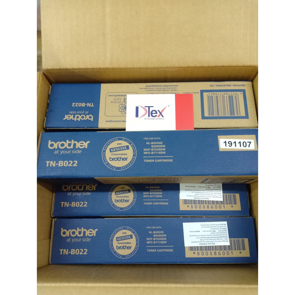 Mực in Brother TN-B022 Black Toner (TN-B022) - Hàng Chính Hãng