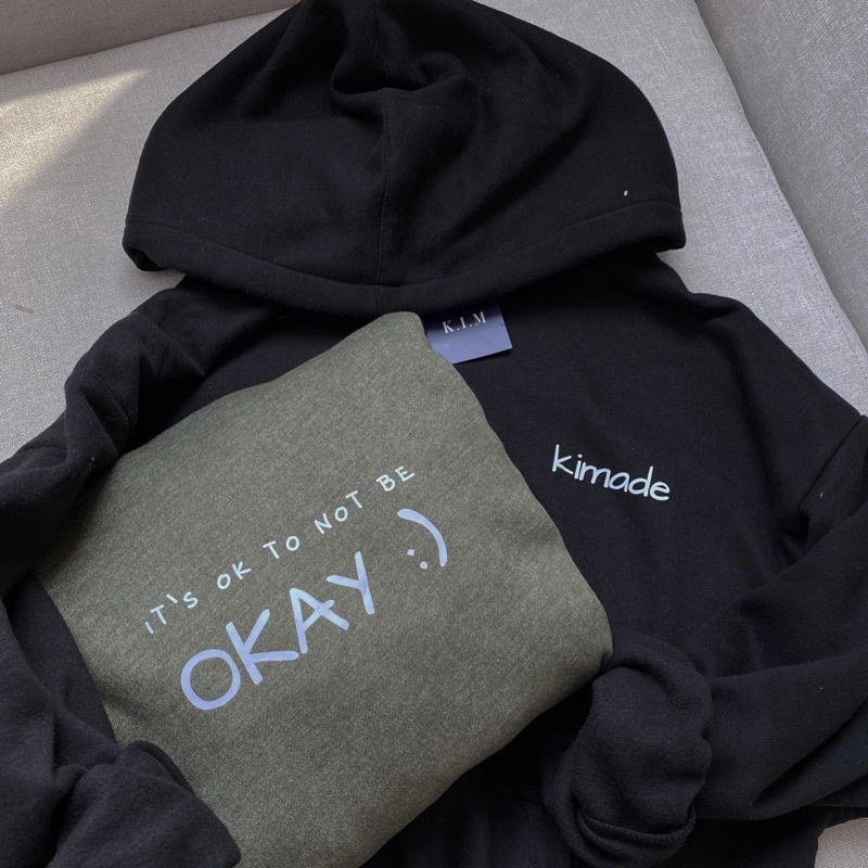 [HD4] Áo Hoodie Kimade V2 - Áo nỉ mũ Kimade V2 - "It's ok to not be OKAY" | BigBuy360 - bigbuy360.vn