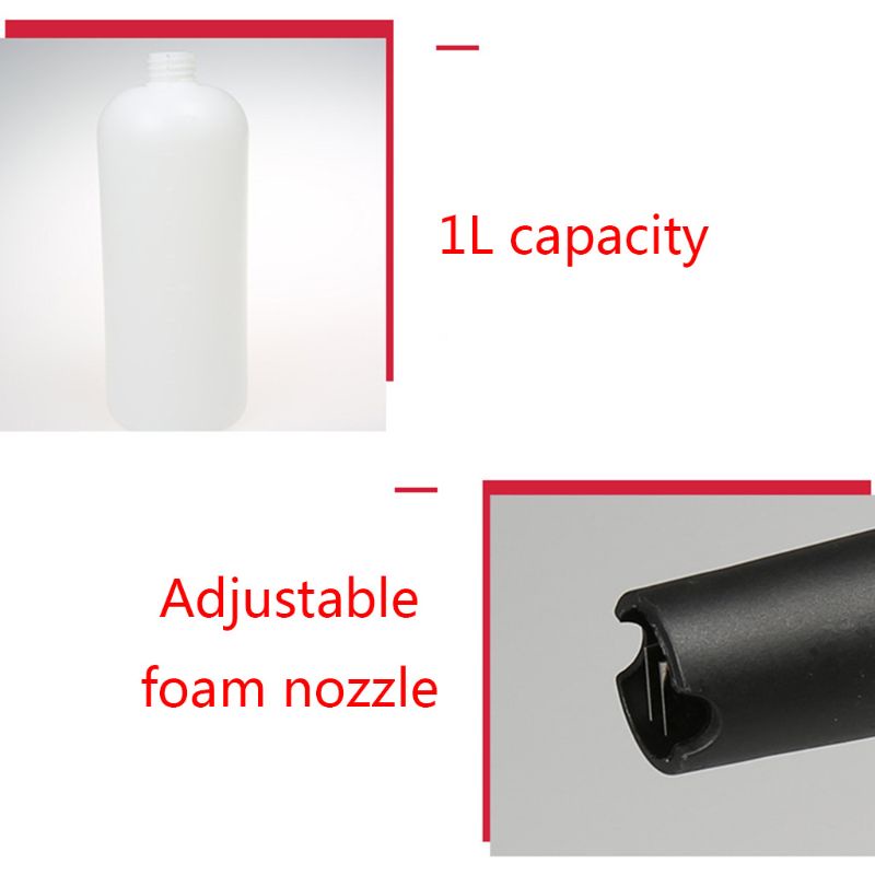 Bình xịt bọt tuyết rửa xe hơi áp suất cao 1/4&quot;