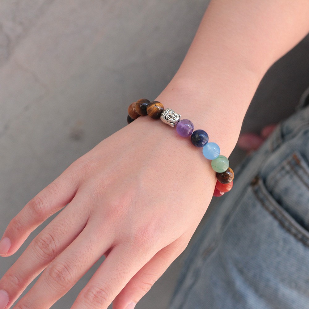 Vòng Tay Chuỗi Hạt Đá Mã Não Nhiều Màu Thời Trang Cho Nam Nữ | BigBuy360 - bigbuy360.vn