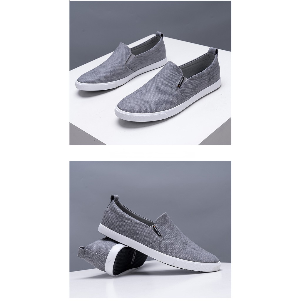 Giày lười nam - Slip on nam vải - Mã A2181 | BigBuy360 - bigbuy360.vn
